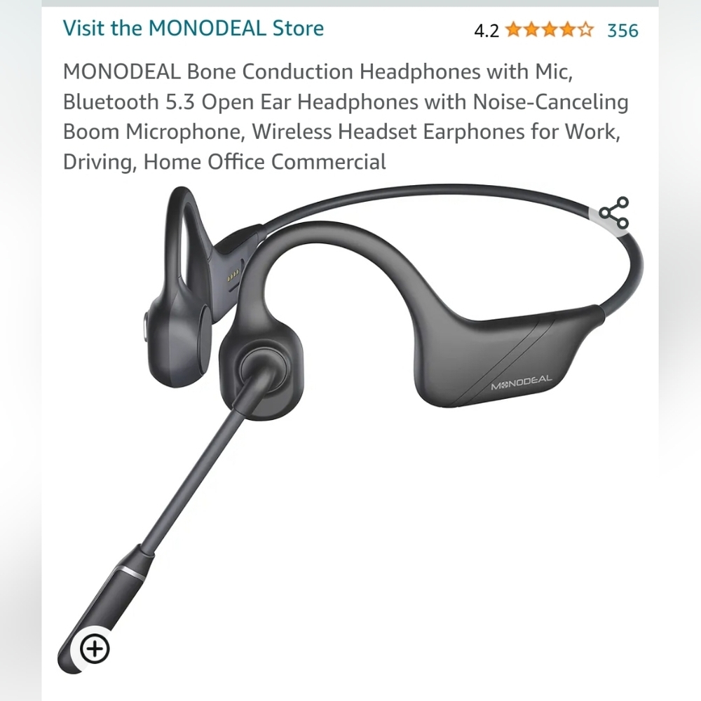Bone Conduction Sport Headphones New in Box